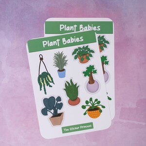 Plant Babies Sticker sheet (Kamerplanten)