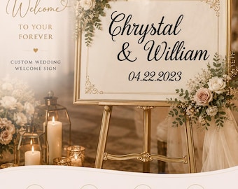 Custom Wedding Vinyl Decal for Card Box | Personalized Names, Date, Bridesmaid Gift