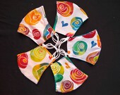 Hand-Painted Silk Mask. quot First Ladies of the Garden, quot from the 32 quot x42 quot piece by AEWhimsy.