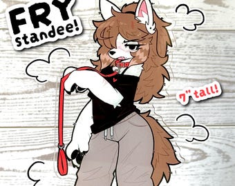 Fry Wolfdog Furry Acrylic Standees (7in)