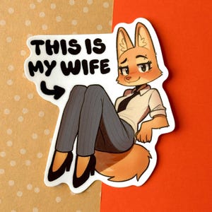 Diane Foxington The Bad Guys Stickers (4x4)