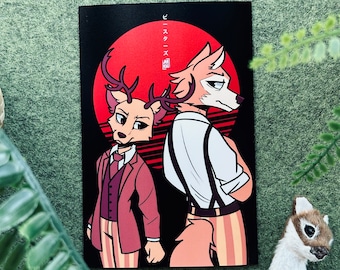 Impresión artística de Louis Legoshi de Beastars (4x6)