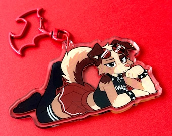 FANGZ Furry Acrylic Keychains (4 Inch)