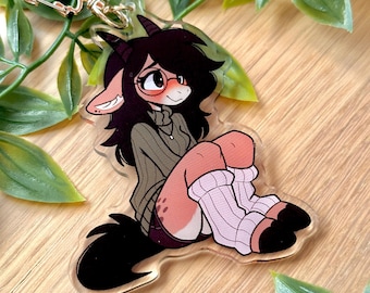 Kiko Furry Acrylic Keychains (4 Inch)