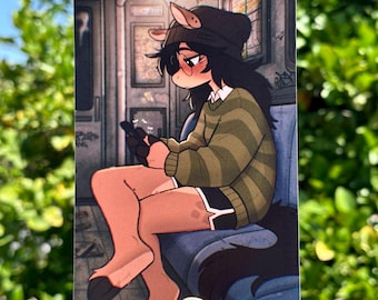 Kiko Subway Train Furry Print (4x6)