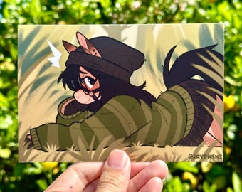Kiko Forest Furry Print (4x6)
