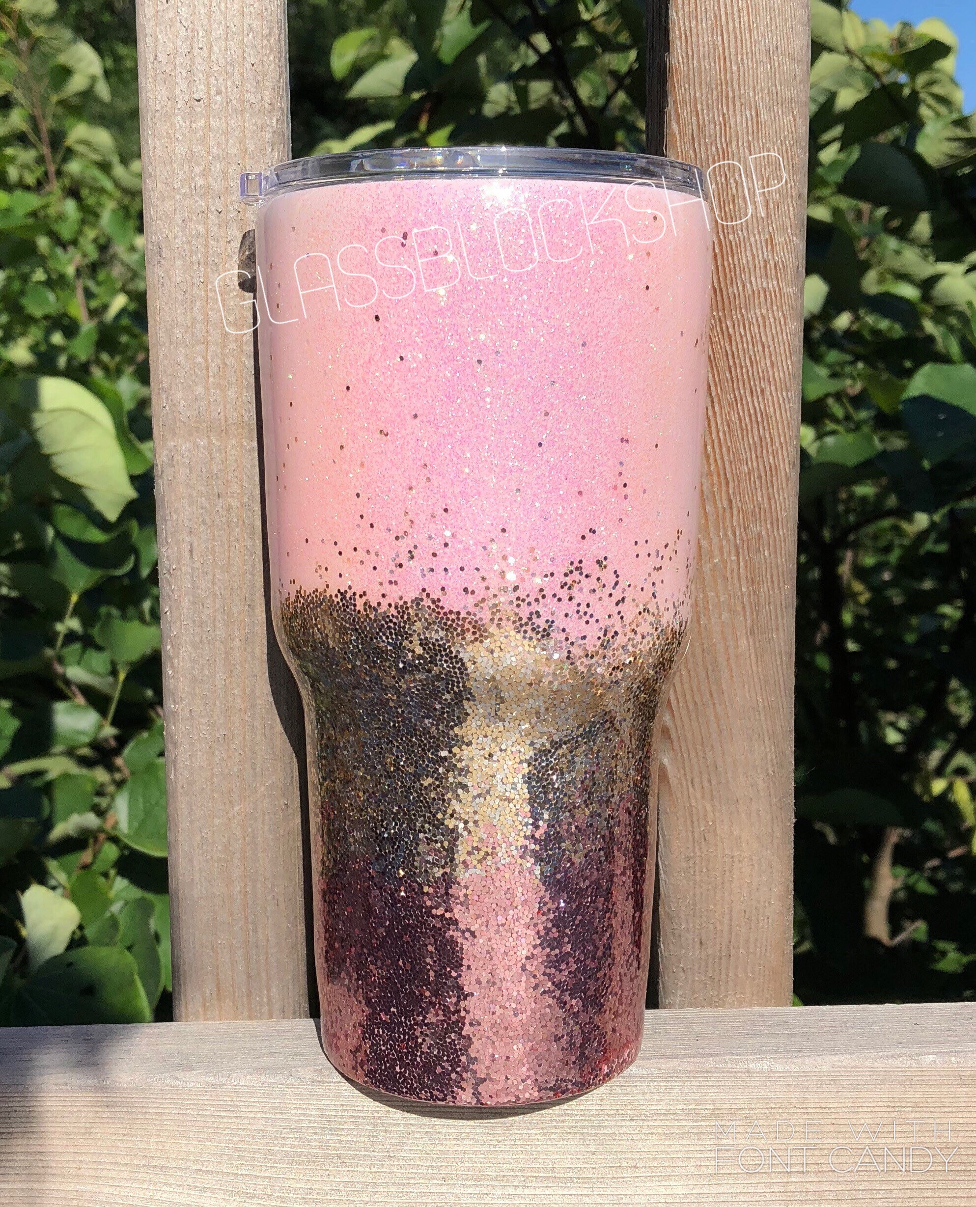 READY NOW Glitter Tumbler Coated With FDA Compliant Epoxy 30-ounce - Etsy