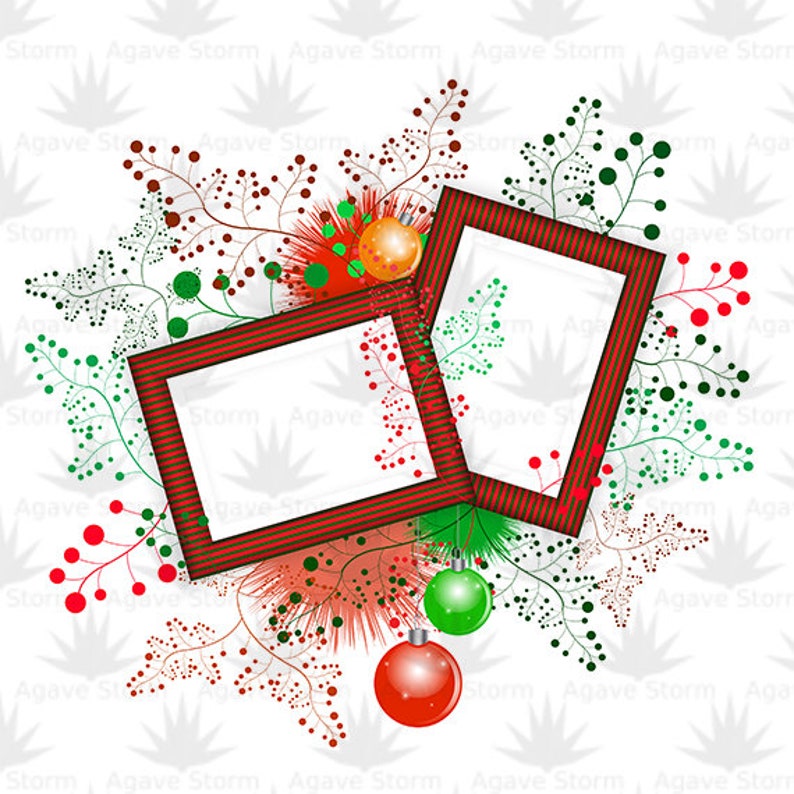 files. Set of 7 Christmas Vector Backgrounds with Christmas Decorations EPS10 and JPG 4000px X 4000px