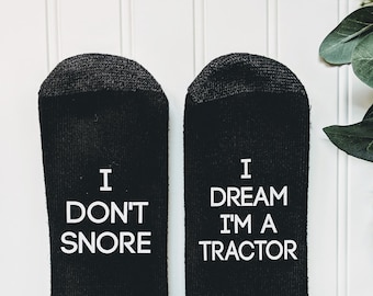 Men's Christmas, Tractor gift, farmer gift, men's gift, gifts for men, for dad, dad socks, men's clothing, gifts for men, stocking TRACTOR