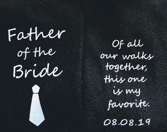 Father of the Bride gift, personalized socks, special socks for a special walk, of the bride gift, gift for dad, bride socks.