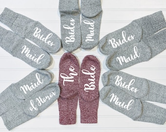 bridesmaid gift, bridesmaid proposal, will you be my bridesmaid, engagement gift, bridesmaid gifts, wedding party gifts, wedding socks