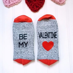 Valentines day gift for him, valentines gift for men, men's gift, gifts for men, funny socks, husband valentine, boyfriend valentine, socks image 1