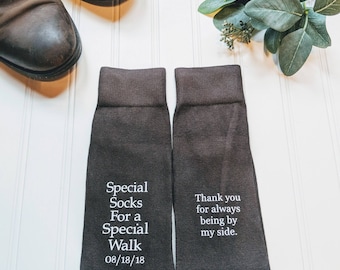 Step dad of the Bride gift, father of the bride gift, father of the bride shirt, Wedding socks, special socks, step dad gift from bride.