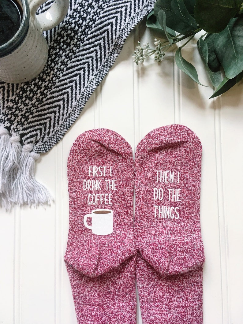 gifts for her, women's gifts, coffee gift, coffee lover gifts, mom gifts, her, women's clothing, socks, gifts for her, COFFEE image 6