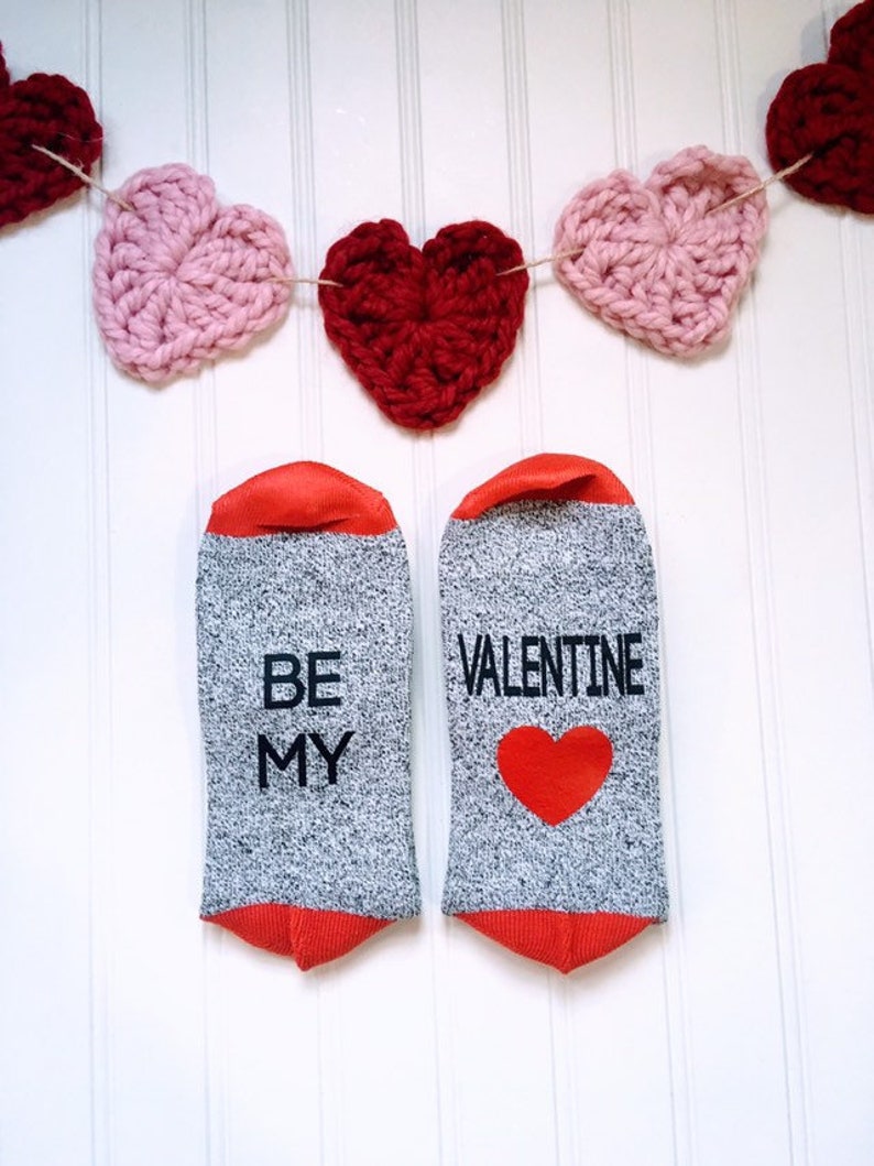 Valentines day gift for him, valentines gift for men, men's gift, gifts for men, funny socks, husband valentine, boyfriend valentine, socks image 1