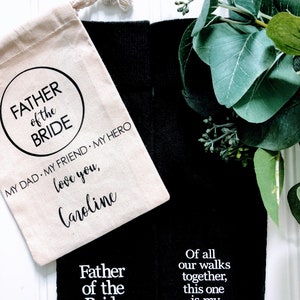 Father of the Bride Gift, personalized socks, of all our walks this is my fav, special socks for a special walk, brides father gift, father image 4