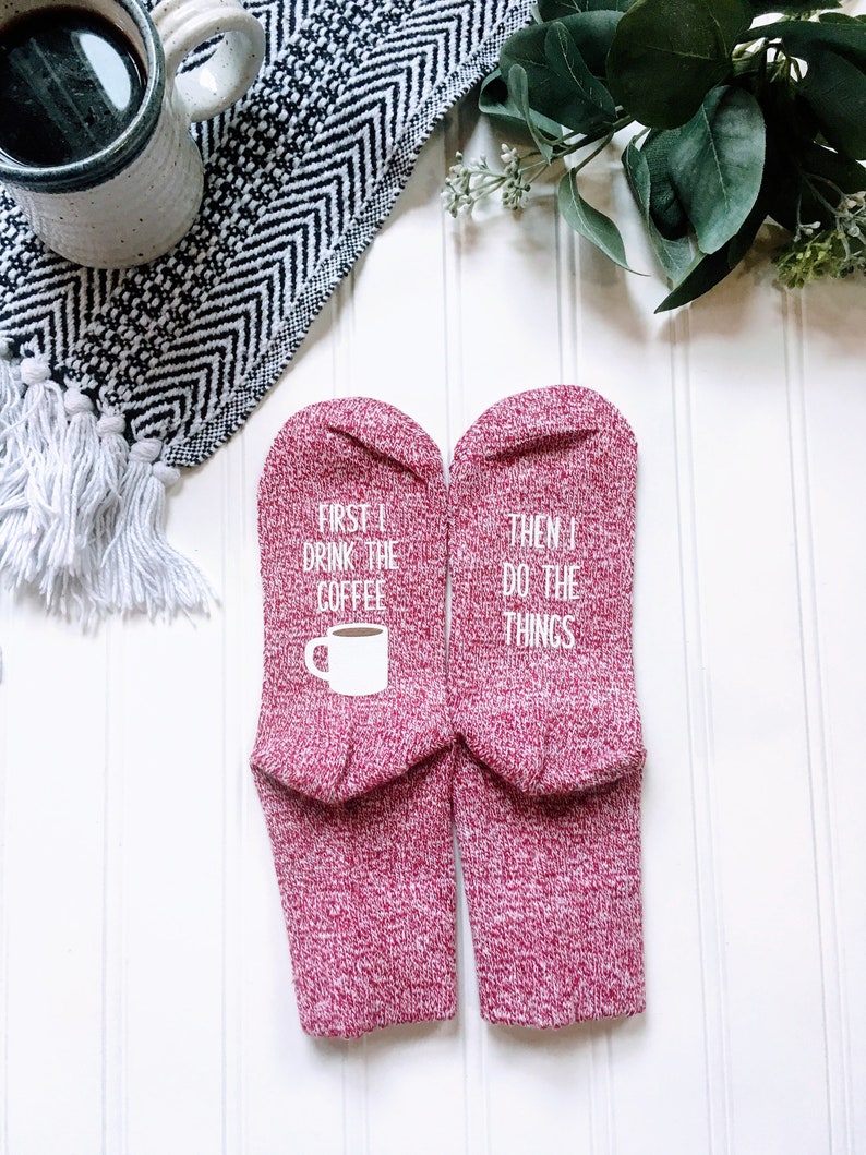 gifts for her, women's gifts, coffee gift, coffee lover gifts, mom gifts, her, women's clothing, socks, gifts for her, COFFEE image 2