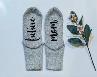 pregnancy announcement, future mom, future dad, pregnant af, new parent gift, baby shower gift, socks and hosiery, pregnancy announcements