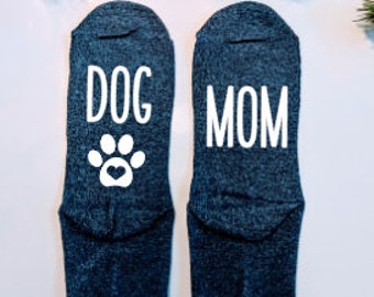 dog gifts, gifts under 15, christmas for her, womens gift, bff gift, dog mom gift, stocking stuffer for her, girl, novelty socks,DOG MOM