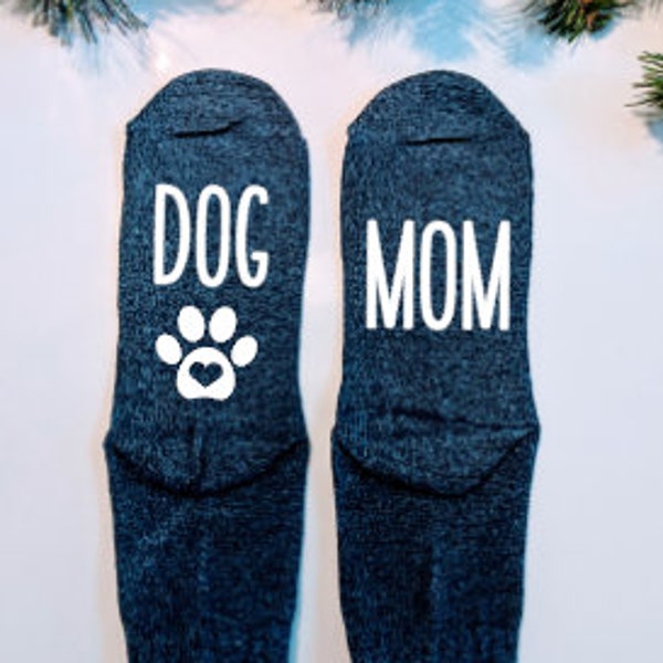 dog gifts, gifts under 15, christmas for her, womens gift, bff gift, dog mom gift, stocking stuffer for her, girl, novelty socks,DOG MOM