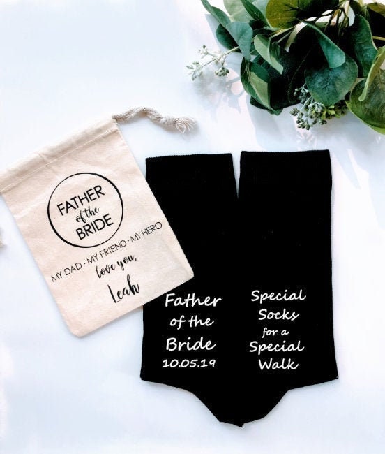 Father of the Bride Gift Personalized Socks Special Socks | Etsy