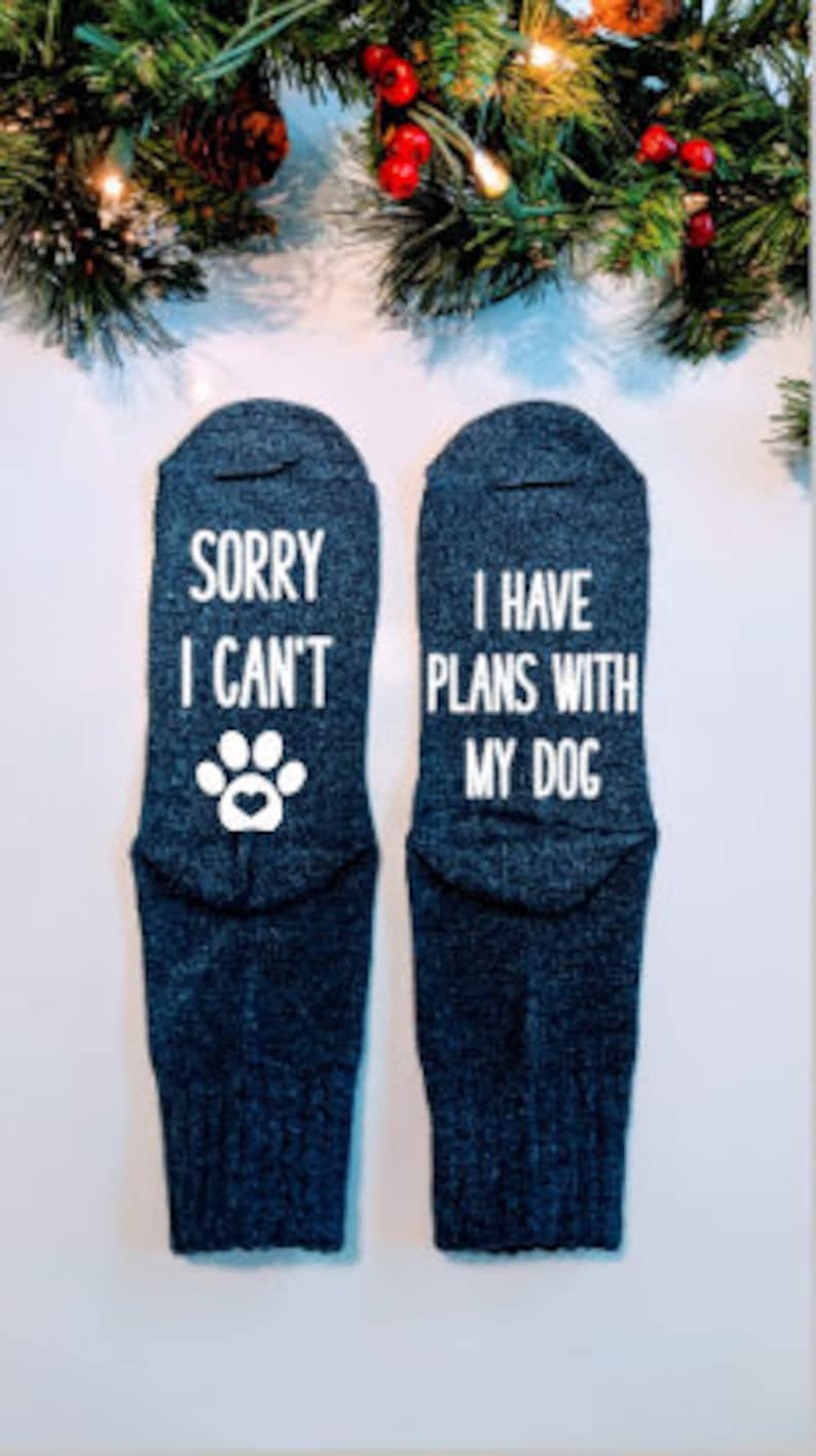 Christmas gifts, Dog mom, dog owner gift, dog lover gift, dog mom, stocking stuffer, new dog gift, dog clothes, gifts for her, SORRY DOG image 1