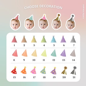 birthday hats,party hats,pompom b-day hats