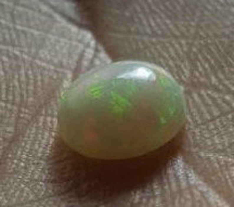 Ethiopian opal natural plain round shape cabochon Approx STK-70-OPL-15 8mm x 4mm