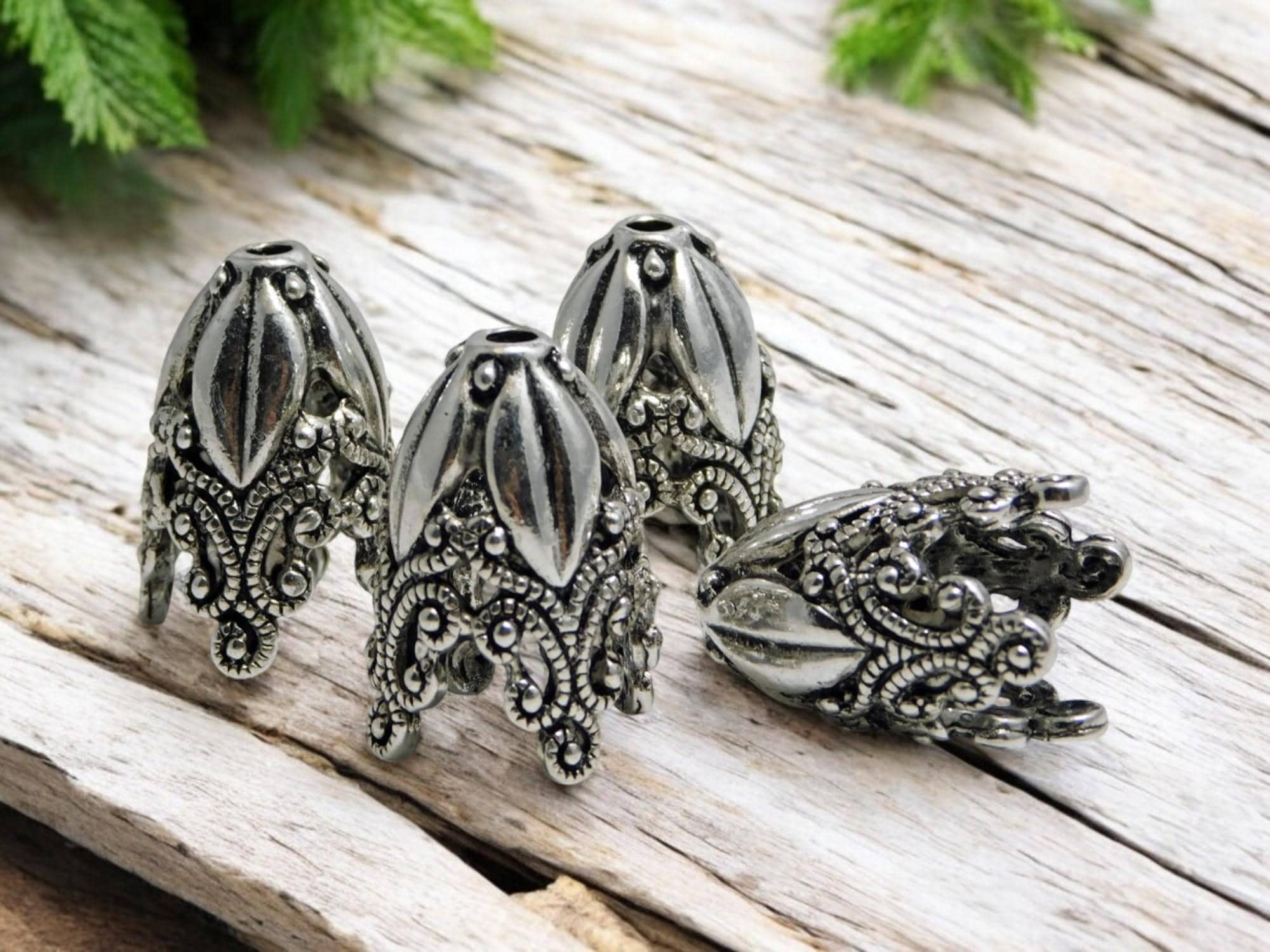 Large end caps for jewelry discount