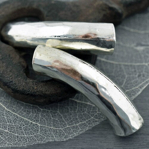 Bracelet Tubes Curved Tubes Curved Tube Bead Bracelet Etsy