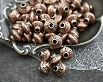 COPPER 4MM BALI STYLE BRIGHT SPACER 100 PCS SOLID COPPER BBCP57 COPPER 4MM BALI STYLE BRIGHT SPACER 100 PCS SOLID COPPER BBCP57