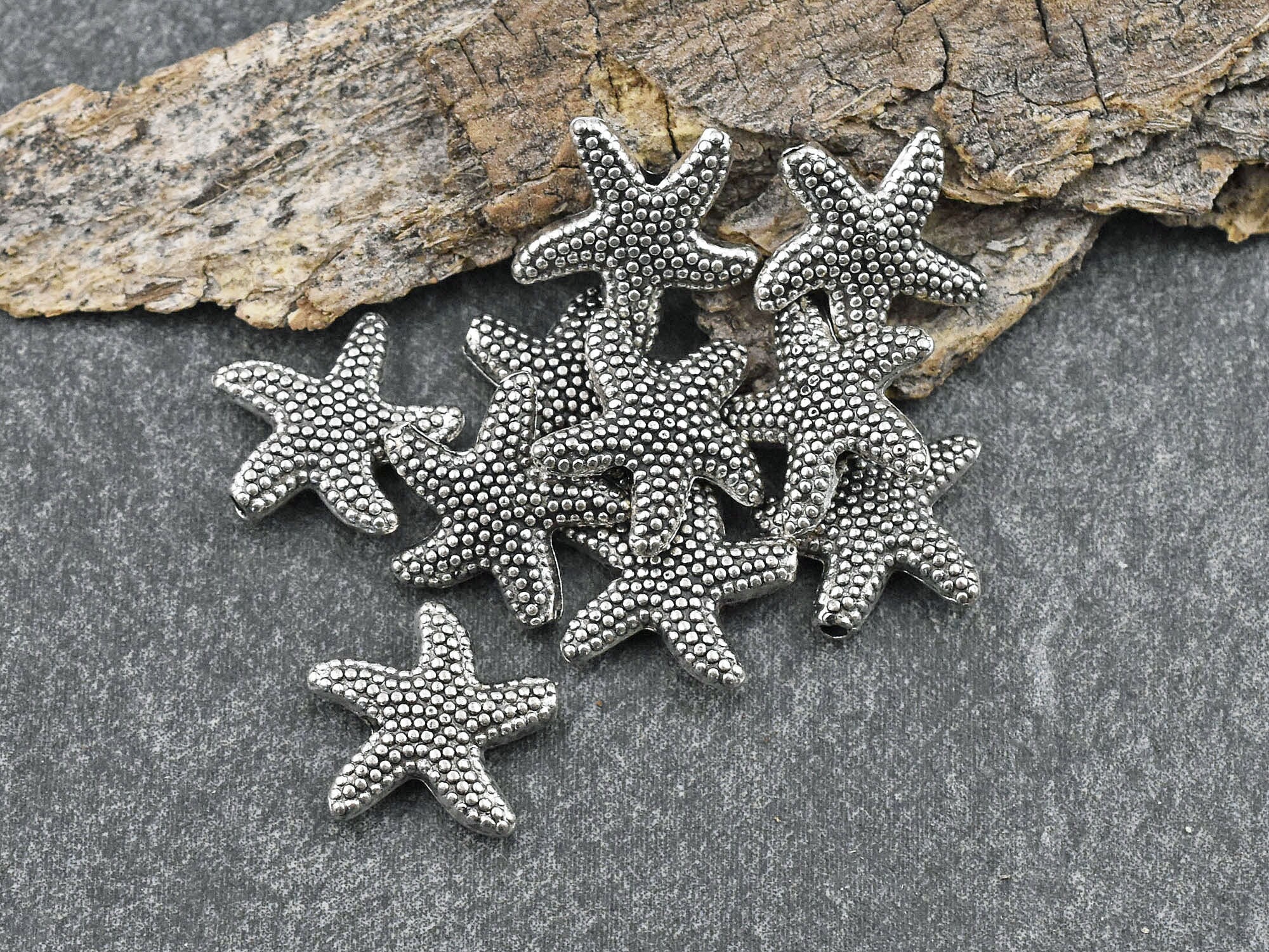144~156Pcs Waterproof Synthesis Turquoise Beads Bulk Starfish Beads for  Jewelry Making 