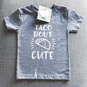 Taco Bout Cute Onesie® Taco Onesie® Baby Onesie® Baby Boy Onesie® Baby Girl Onesie® Baby Tee Baby Onesie® Baby Shower Gift image 3