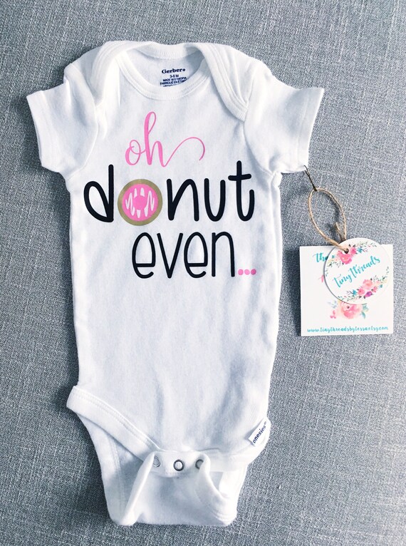 donut onesie baby