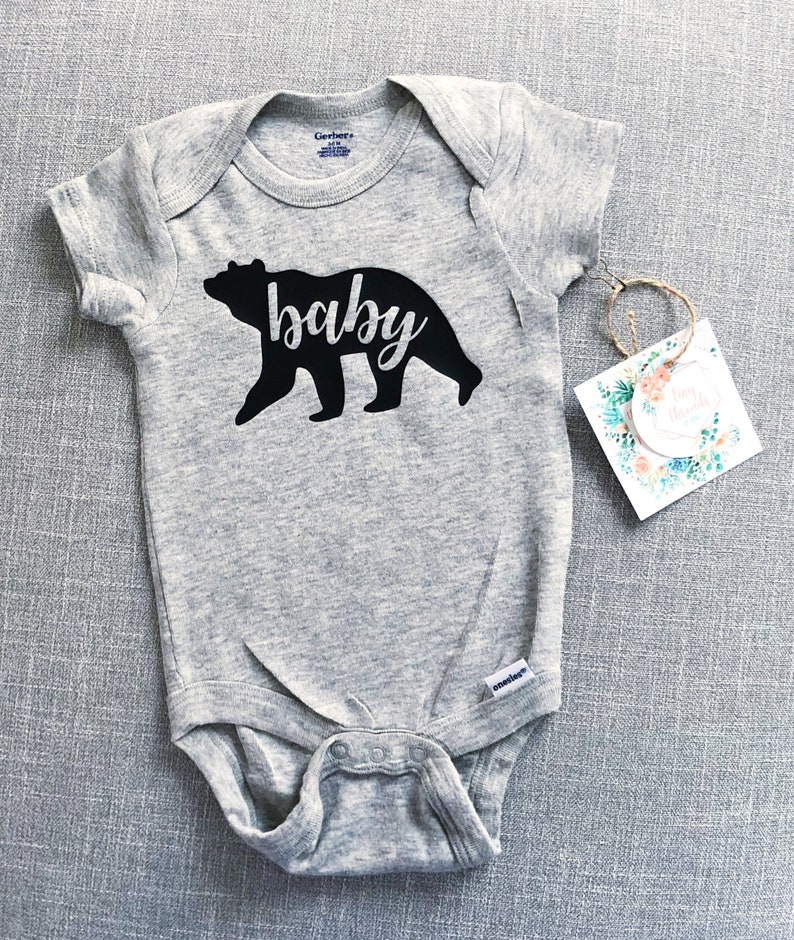 Baby Bear Onesie® Baby Bear Tee Baby Boy Onesie® Baby Etsy