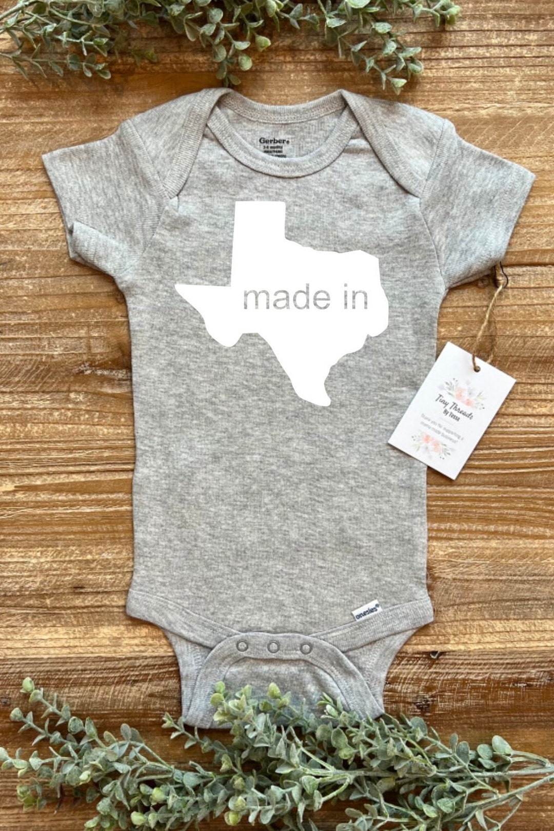 Made in State Onesie® | Custom State Gerber Onesie® Baby Boy Onesie ...