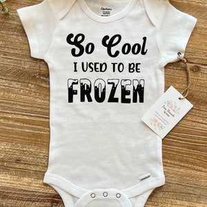とてもクールな「アナと雪の女王」ワンジー® | IVF ワンジー® | 体外受精ベビーボディスーツ | 男の子用ワンジー® | 女の子用ワンジー®