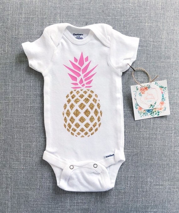 pineapple onesie baby