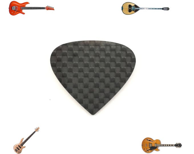 Carbon Fiber Guitar Pick Mediator "Heart" for Bass Lead Folk Guitar Banjo Mandoline Folk Bouzuki Ukulele Cords Instruments