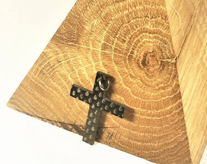 Carbon Fiber Jewels Cross Pendentif Collier Necklace Big Large Cross for Men Women Girls Boys