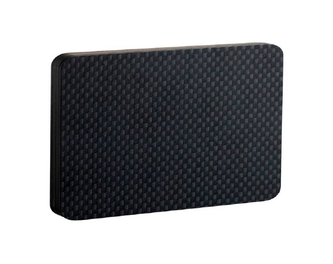 Money Wallet Pure Carbon Fiber Magnetic Card Holder for Credit Cards ID Cards Cash Pieces Keys Memory cards