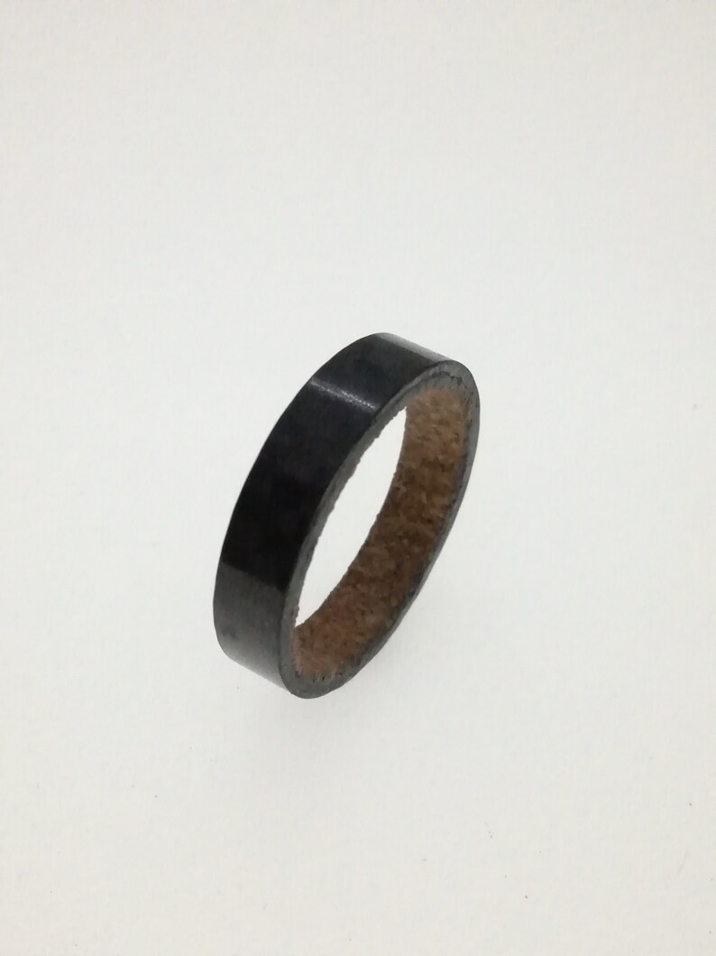 Pure Carbon Fiber Ring With Cork Wood Inside Sizes Etsy