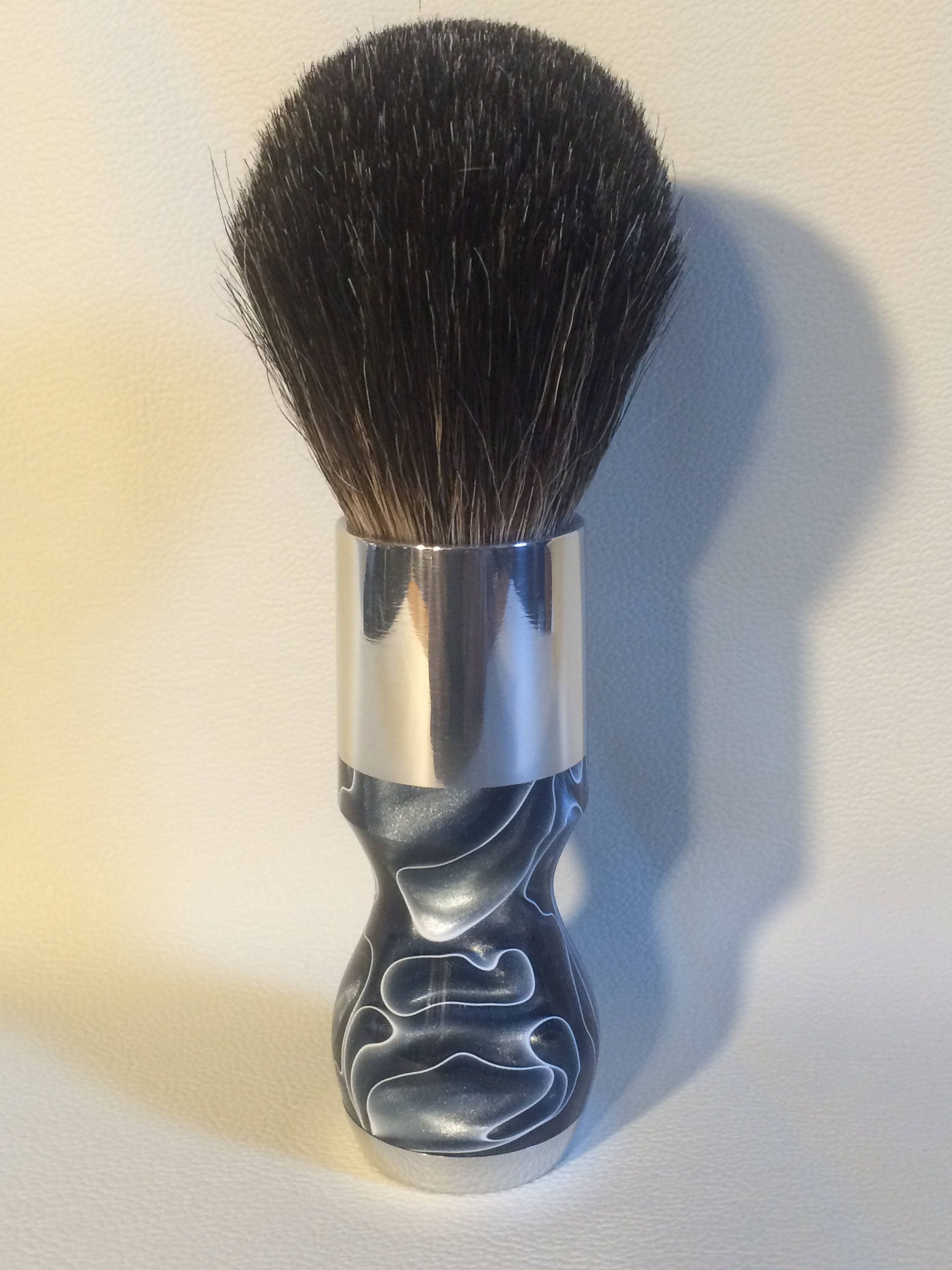 Custom Acrylic/Aluminum Shave Brush Etsy