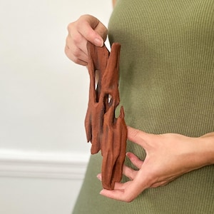 Hand-Carved Orchid Mount