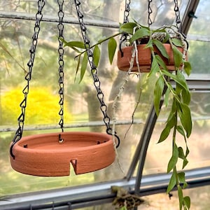 Terracotta Orchid Mount: Wall Hanging Planter Pot with Holes
