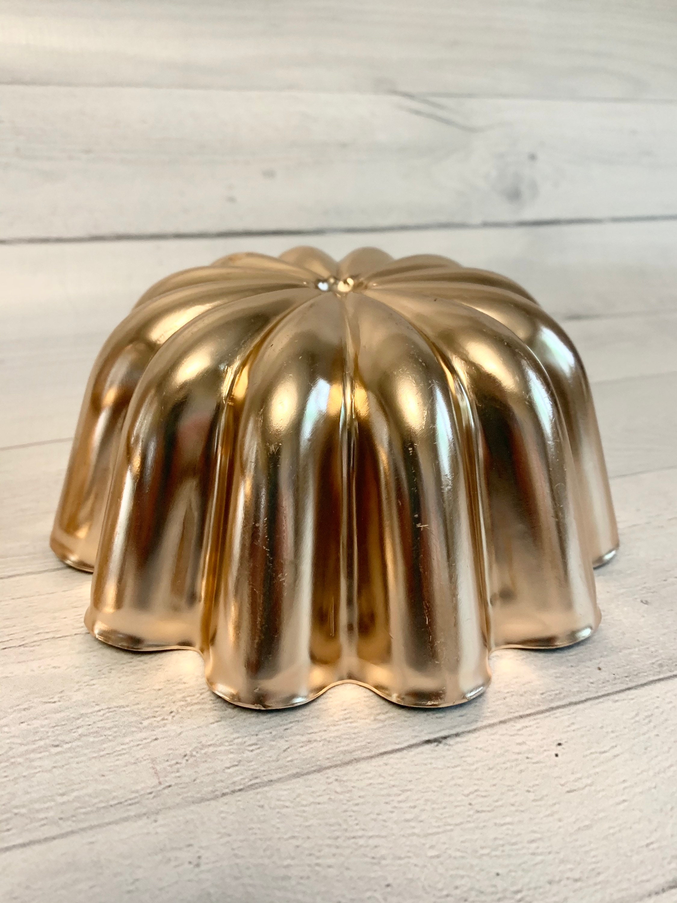 Copper Gelatin Molds Vintage Metal Molds Vintage Jello Molds Etsy