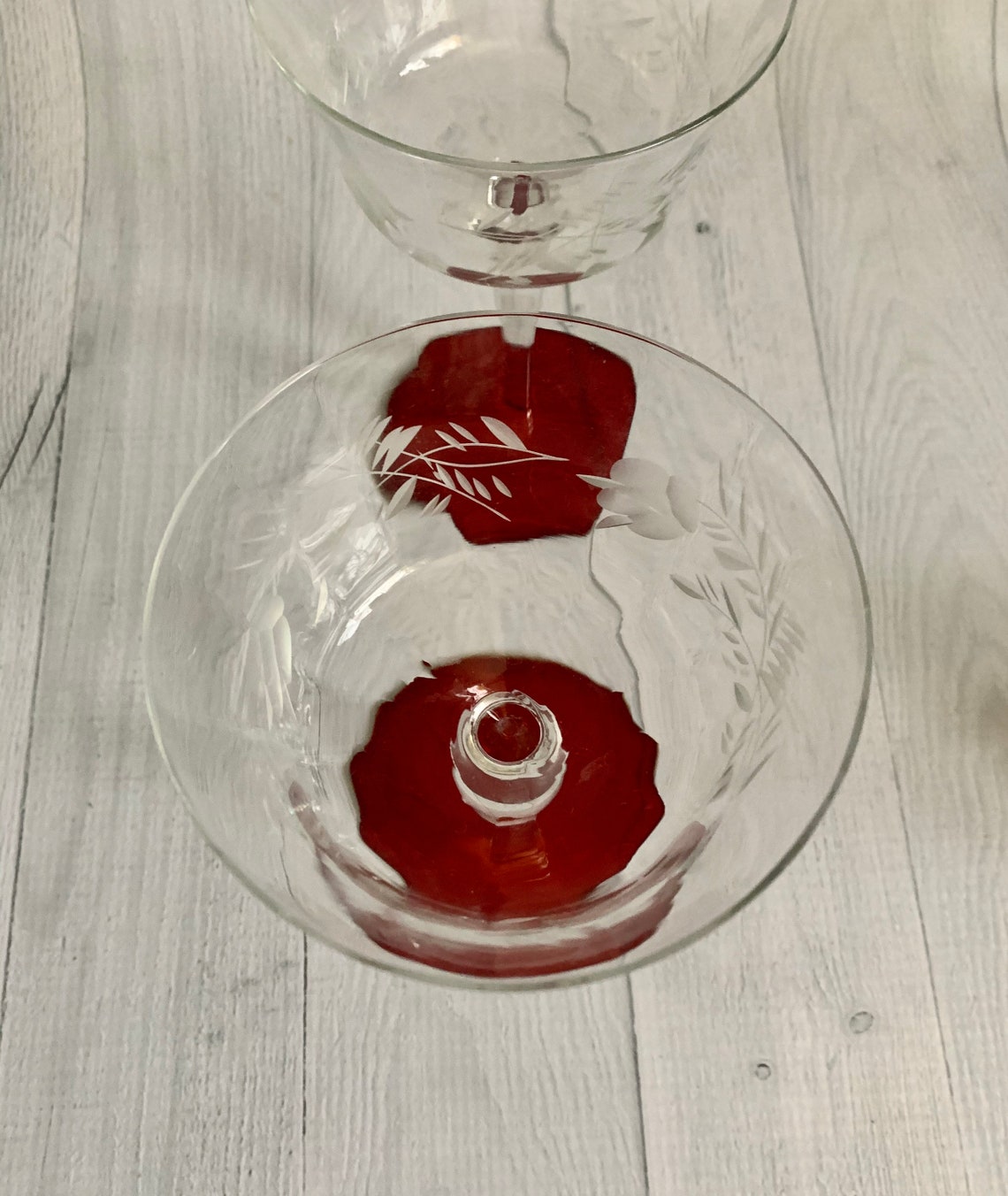 Vintage Champagne Glasses Pair Crystal Champagne Glasses Etsy