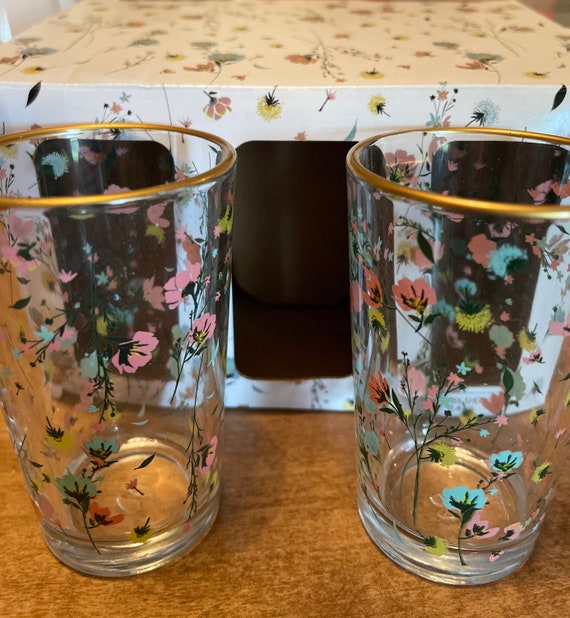 Rakle Glassware 6 verres à liqueur floral - Etsy Canada