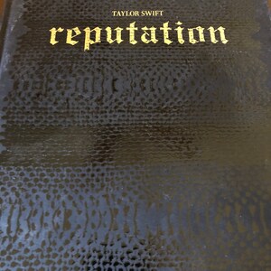 Taylor Swift Official Reputation Hardback Book - Etsy