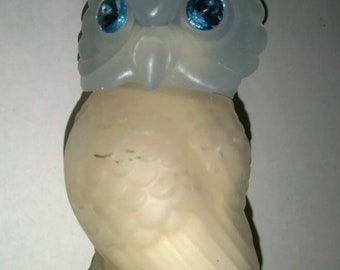 Vintage Avon Snow Owl Bottle